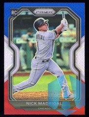 2021 Panini Prizm Red White Blue Rookie Nick Madrigal #106
